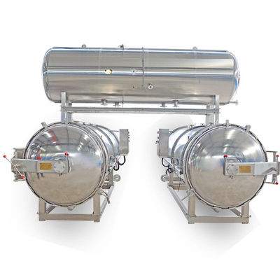 2 Autoclaves Parallel with Water Tank for Packaged Food & Canned Food